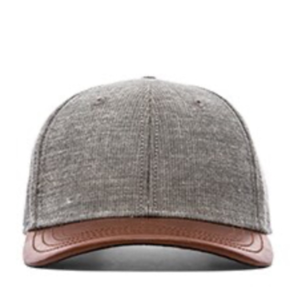 Rag & Bone Leather Brim Baseball Cap